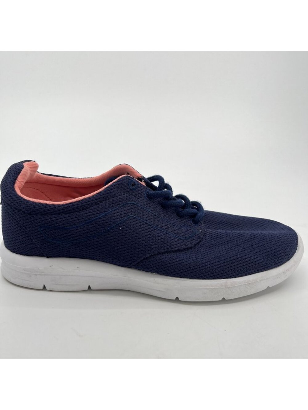 Vans Iso 1.5 Womens Size 7 Navy Blue White Pink Athletic Running Shoes Sneakers